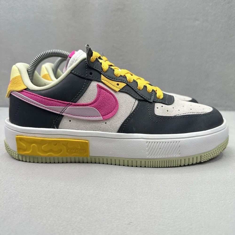 Nike Air Force 1 Fontanka Pink Prime Womens Size 8.5 Shoes Pink Black Funky 2022